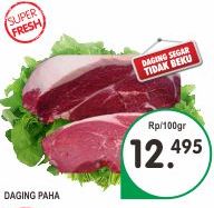 Promo Harga Daging Paha per 100 gr - Superindo