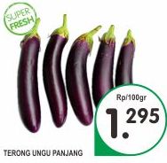Promo Harga Terong Ungu per 100 gr - Superindo