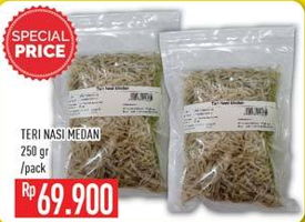 Promo Harga Teri Nasi Medan 250 gr - Hypermart