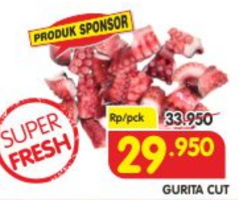 Promo Harga Gurita Potong  - Superindo