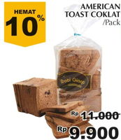 Promo Harga American Toast Cokelat  - Giant