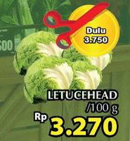Promo Harga Lettuce Sayur per 100 gr - Giant