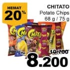Promo Harga CHITATO Potato Chips 68/75gr - Giant