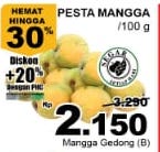 Promo Harga Mangga Gedong B per 100 gr - Giant