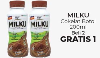 Promo Harga Milku Susu Cair Kemasan Botol Terbaru Minggu