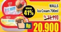 Promo Harga WALLS Ice Cream 700 ml - Hypermart