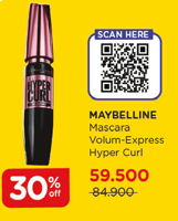 Promo Harga MAYBELLINE Hypercurl Volum Express - Watsons