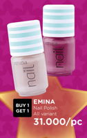 Promo Harga EMINA Nail Polish Water Based All Variants - Watsons