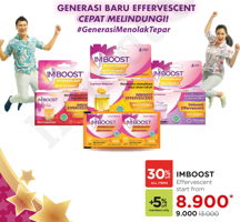 Promo Harga IMBOOST Effervescent with Vitamin C - Watsons