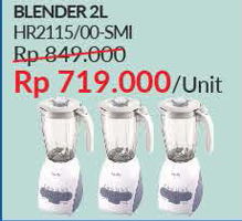 Promo Harga PHILIPS HR 2115 - Courts