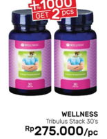 Promo Harga WELLNESS Tribulus Stack 30 pcs - Guardian