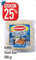 Promo Harga KIMBO Sosis Ikan 500 gr - Hypermart
