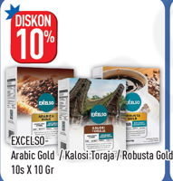 Promo Harga EXCELSO EXCELSO Kopi Arabica Gold/Kopi Bubuk/Robusta Gold - Hypermart