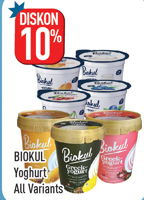 Promo Harga BIOKUL Greek Yogurt All Variants - Hypermart