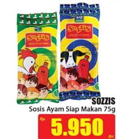 Promo Harga SO GOOD Sozzis Ayam 75 gr - Hari Hari