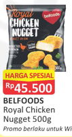 Promo Harga BELFOODS ROYAL Chicken Nugget 500 gr - Alfamart