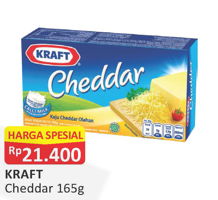 Promo Harga KRAFT Cheese Cheddar 165 gr - Alfamart