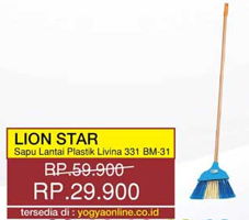 Promo Harga LION STAR Sapu Plastik BM-31 - Yogya