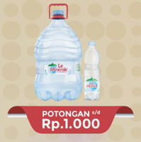 Promo Harga LE MINERALE Air Mineral - Hypermart