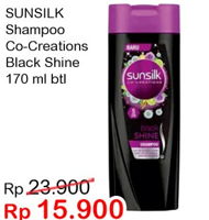 Promo Harga SUNSILK Shampoo Black Shine 170 ml - Indomaret