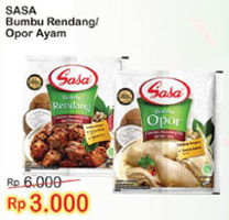 Promo Harga SASA Bumbu Masak Rendang, Opor Ayam - Indomaret