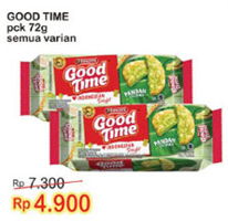 Promo Harga GOOD TIME Cookies Chocochips All Variants 72 gr - Indomaret