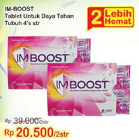 Promo Harga IMBOOST Multivitamin Tablet per 2 sachet 4 pcs - Indomaret