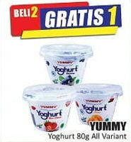 Promo Harga YUMMY Yogurt All Variants 80 gr - Hari Hari