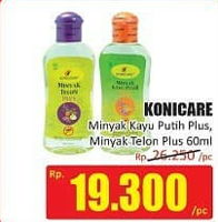 Promo Harga KONICARE Minyak Kayu Putih Plus/ Minyak Telon Plus 60 ml - Hari Hari