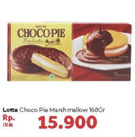 Promo Harga LOTTE Chocopie Marshmallow 168 gr - Carrefour