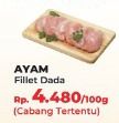 Promo Harga Ayam Dada Fillet per 100 gr - Yogya