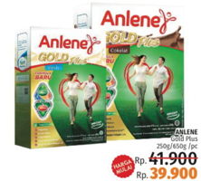 Promo Harga ANLENE Gold Plus 250/650gr - LotteMart