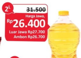 Promo Harga TROPICAL Minyak Goreng 2 ltr - Alfamidi