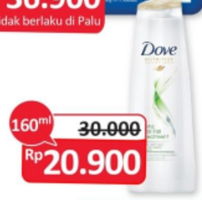 Promo Harga DOVE Shampoo 160 ml - Alfamidi