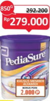 Promo Harga PEDIASURE Complete Triplesure 850 gr - Alfamidi