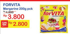 Promo Harga FORVITA Margarine 200 gr - Indomaret