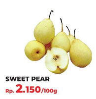 Promo Harga Pear Sweet per 100 gr - Yogya
