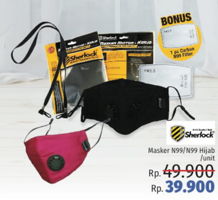 Promo Harga SHERLOCK Masker N99 - LotteMart