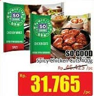 Promo Harga SO GOOD Spicy Chicken 400 gr - Hari Hari