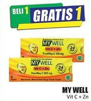 Promo Harga MY WELL Vit C dan Zn - Hari Hari