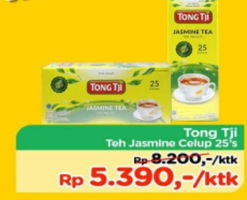 Promo Harga TONG TJI Teh Celup Melati 25 pcs - TIP TOP