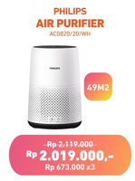 Promo Harga PHILIPS AC0820/20 | Air Purifier - Electronic City