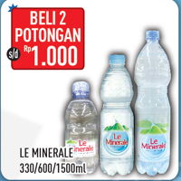 Promo Harga LE MINERALE LE MINERALE Air Mineral - Hypermart