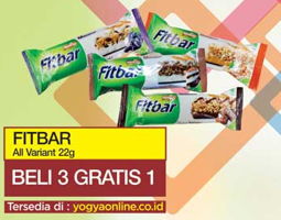 Promo Harga FITBAR Makanan Ringan Sehat All Variants - Yogya