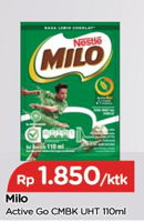 Promo Harga MILO Susu UHT 110 ml - TIP TOP