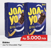 Promo Harga BISKIES Joayo Chocolate 75 gr - TIP TOP