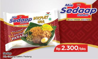 Promo Harga SEDAAP Mie Goreng Salero Padang - TIP TOP