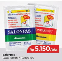 Promo Harga SALONPAS Salonpas Koyo Pereda Nyeri Super Koyo/Hot - TIP TOP