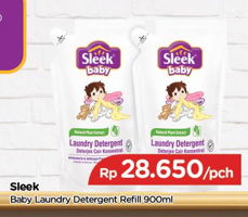 Promo Harga SLEEK BABY Laundry Detergent 900 ml - TIP TOP