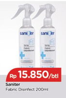 Promo Harga SANITER Disinfectant Spray 200 ml - TIP TOP
